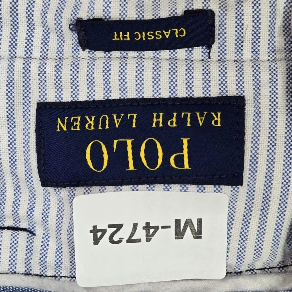 Polo Ralph Lauren Men Pants 36/30 Blue‎ Twill Button 29